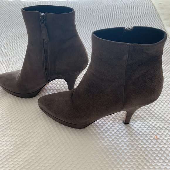 Prada Suede Ankle Booties - 37 - Picture 1 of 9